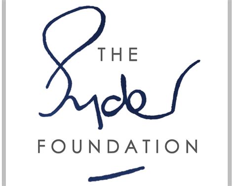 syder foundation|Major Donors .